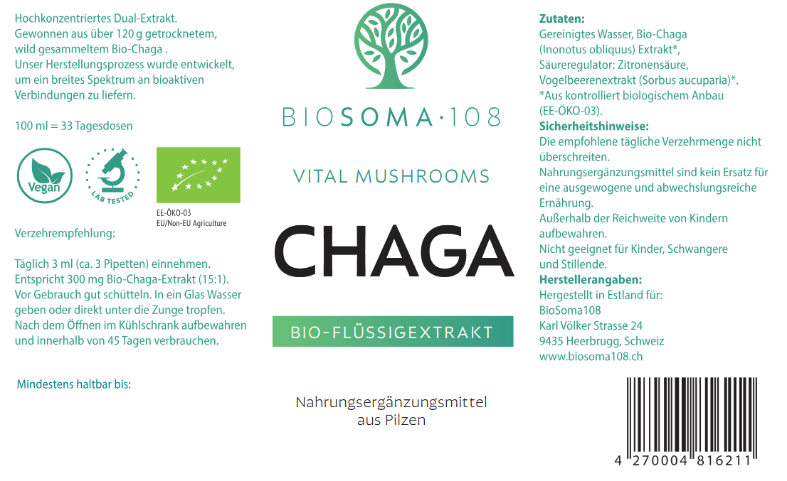 CHAGA Bio-Flüssigextrakt – Bild 2